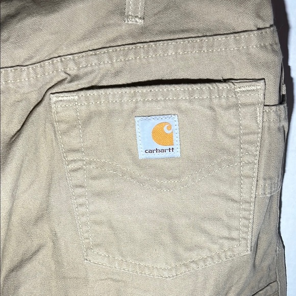 Carhartt Tan Cargo Shorts Classic Casual Design - Picture 4 of 5